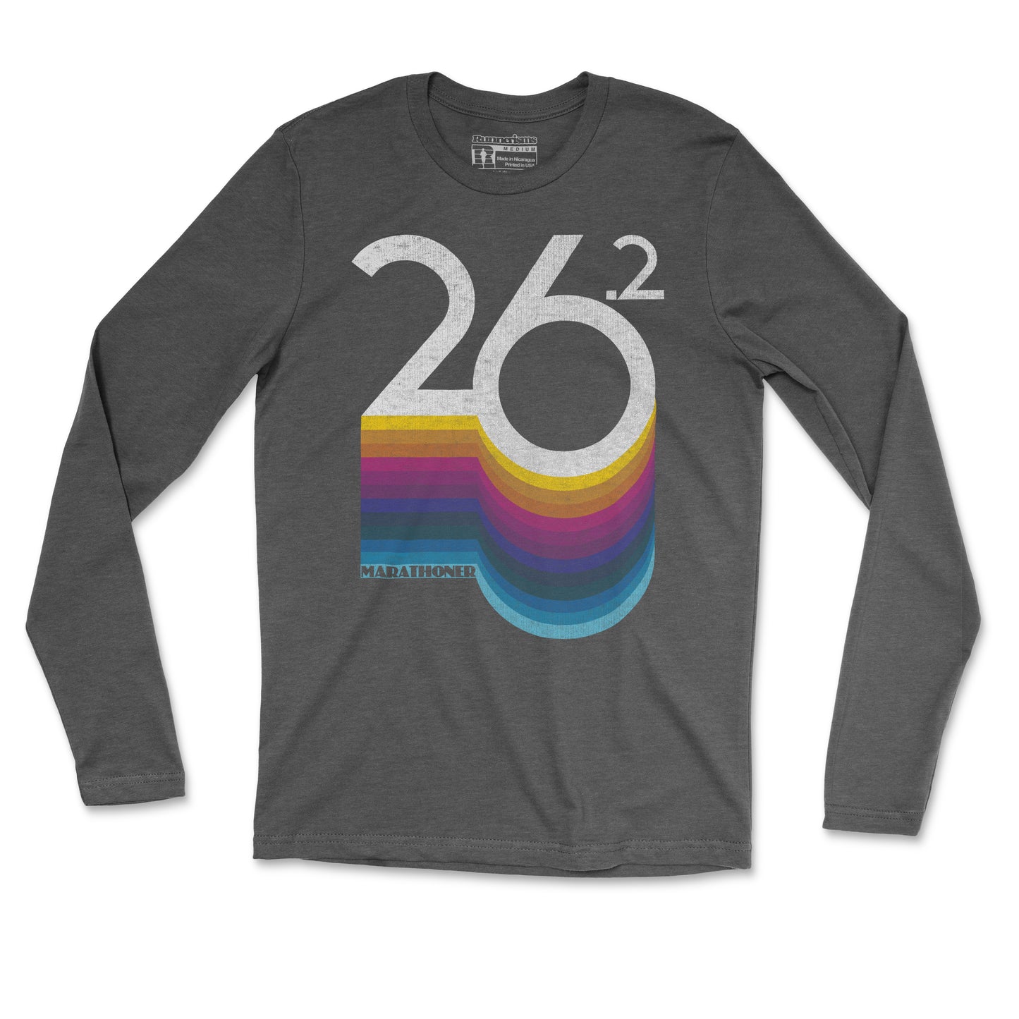 26.2 Retro Marathoner - Unisex Long Sleeve T Shirt