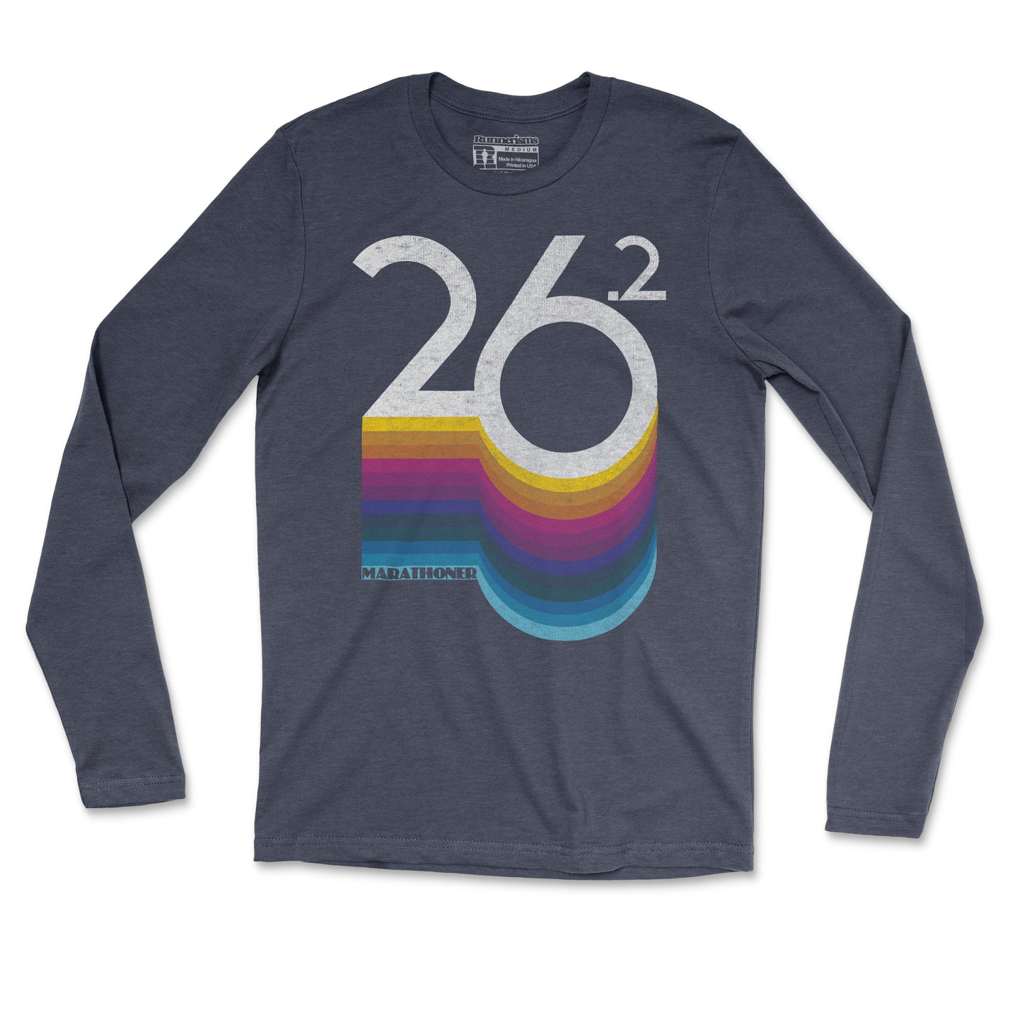 26.2 Retro Marathoner - Unisex Long Sleeve T Shirt