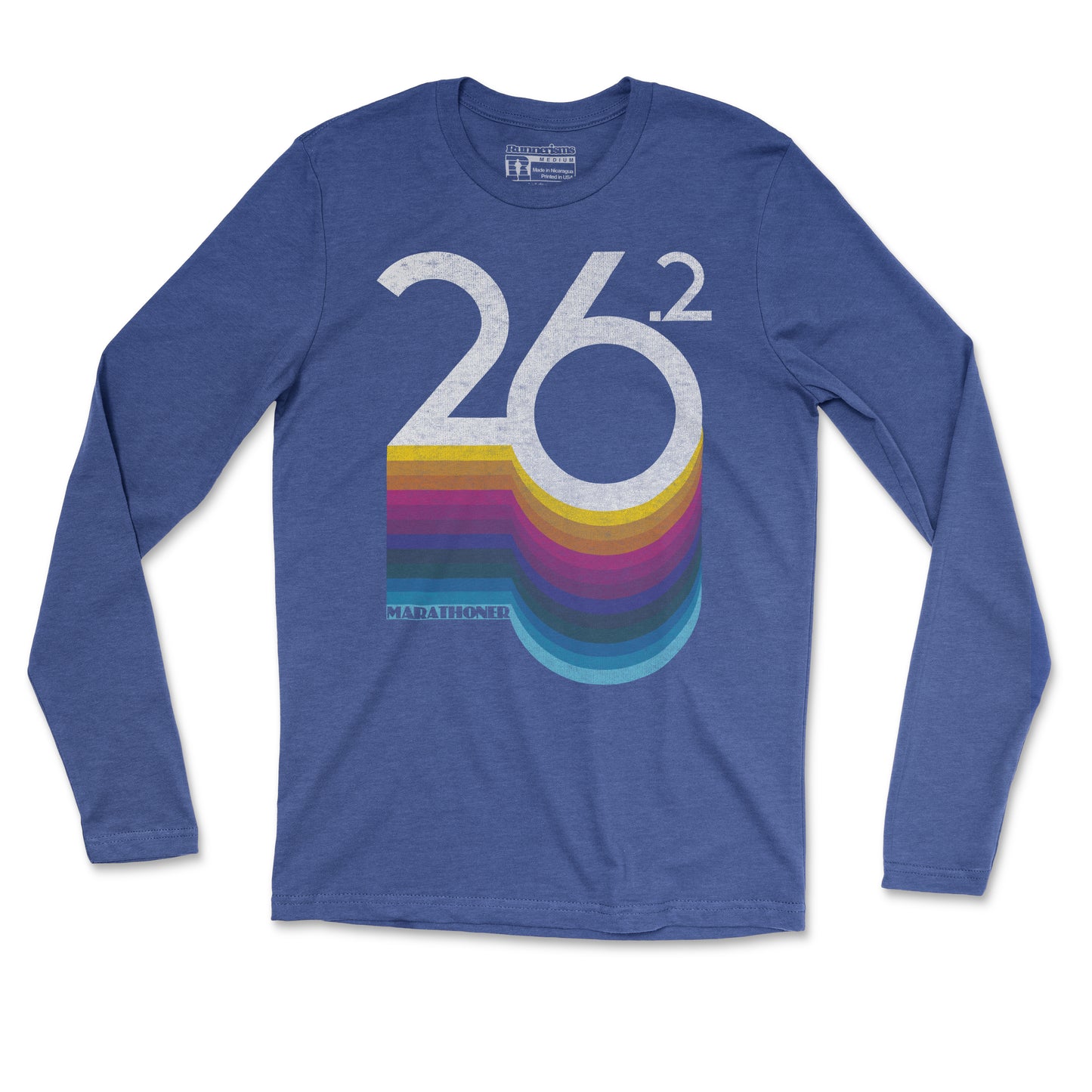 26.2 Retro Marathoner - Unisex Long Sleeve T Shirt