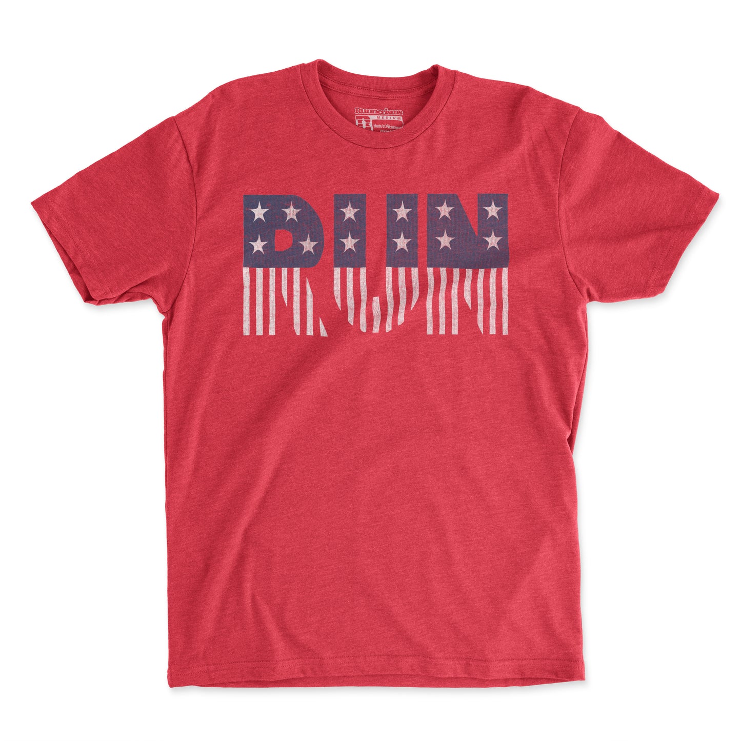 American Flag Run - Unisex T Shirt