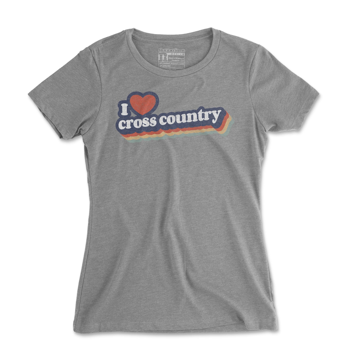 I Love Cross Country - Women's T Shirt