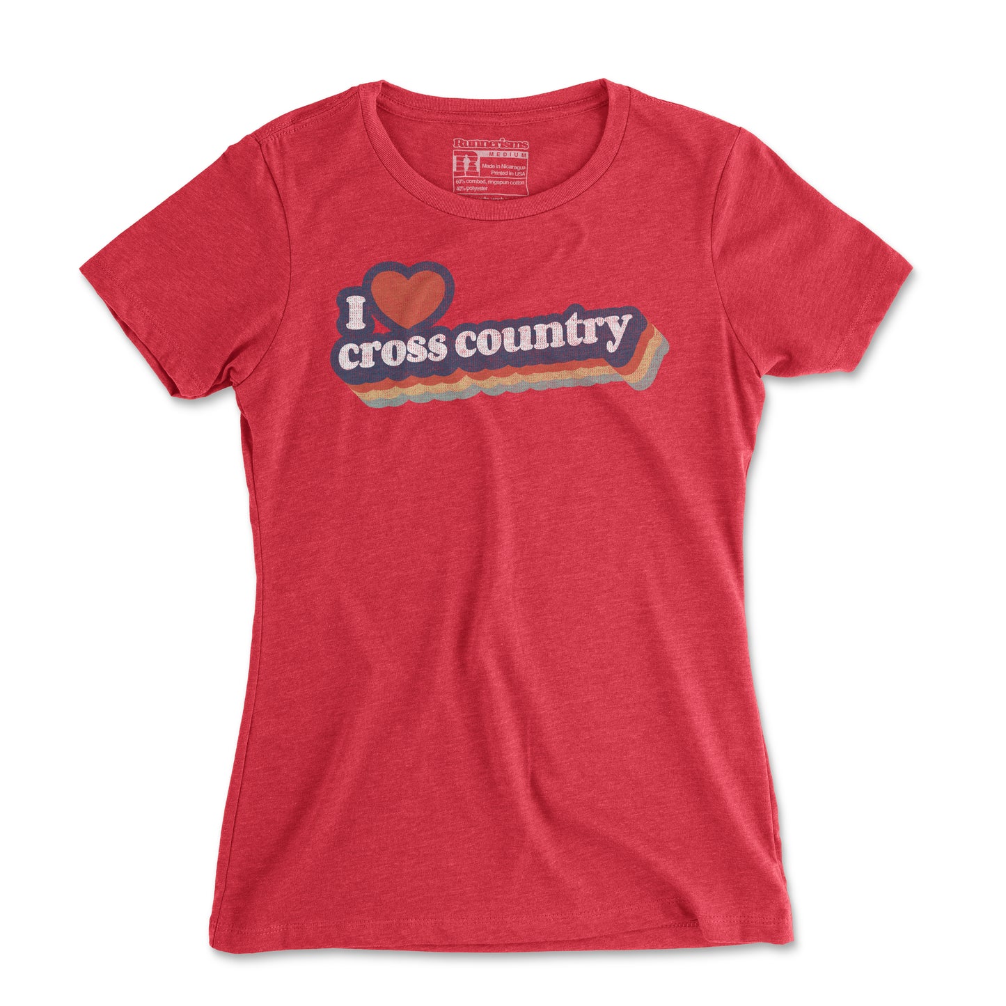 I Love Cross Country - Women's T Shirt