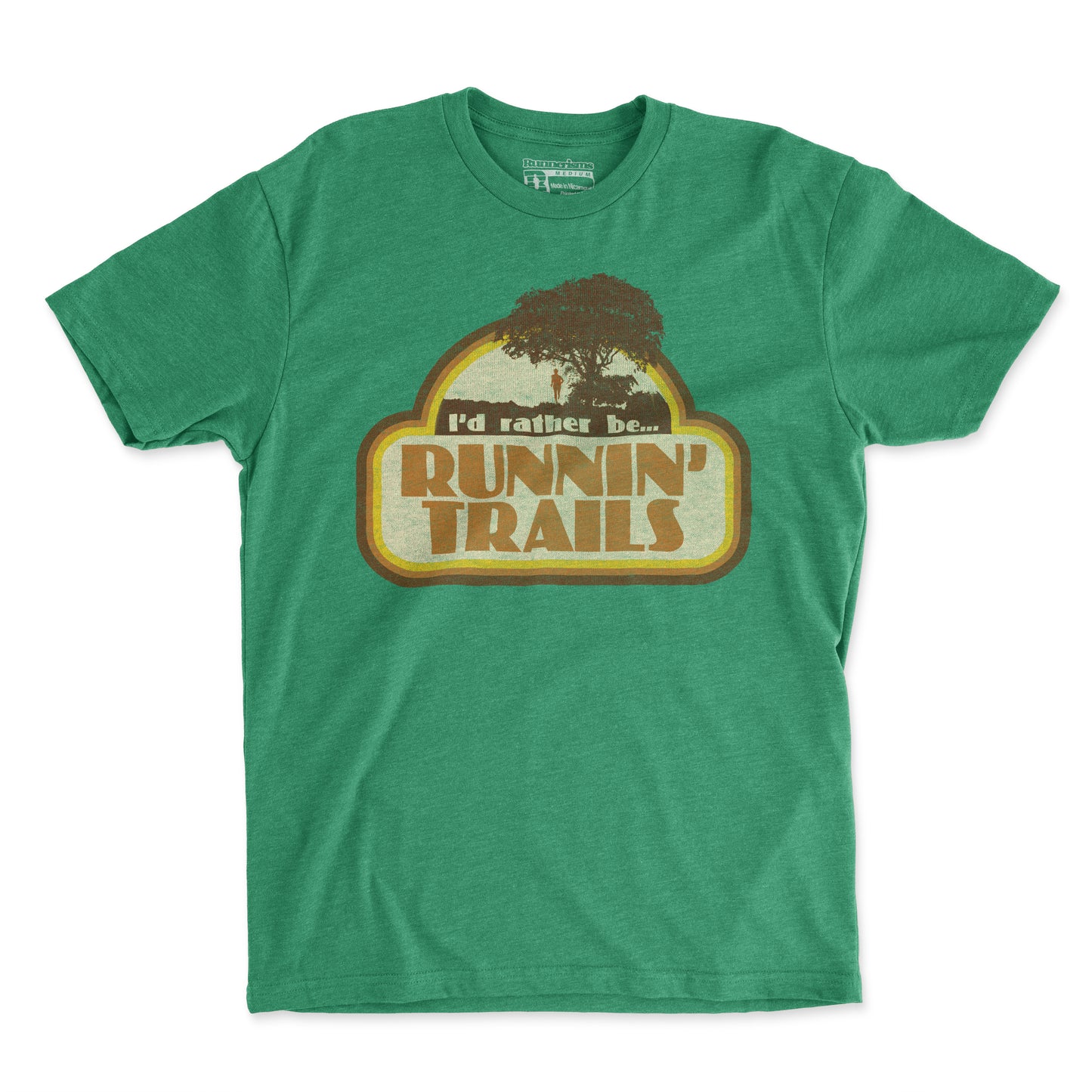 I'd Rather Be Runnin' Trails - Unisex T Shirt