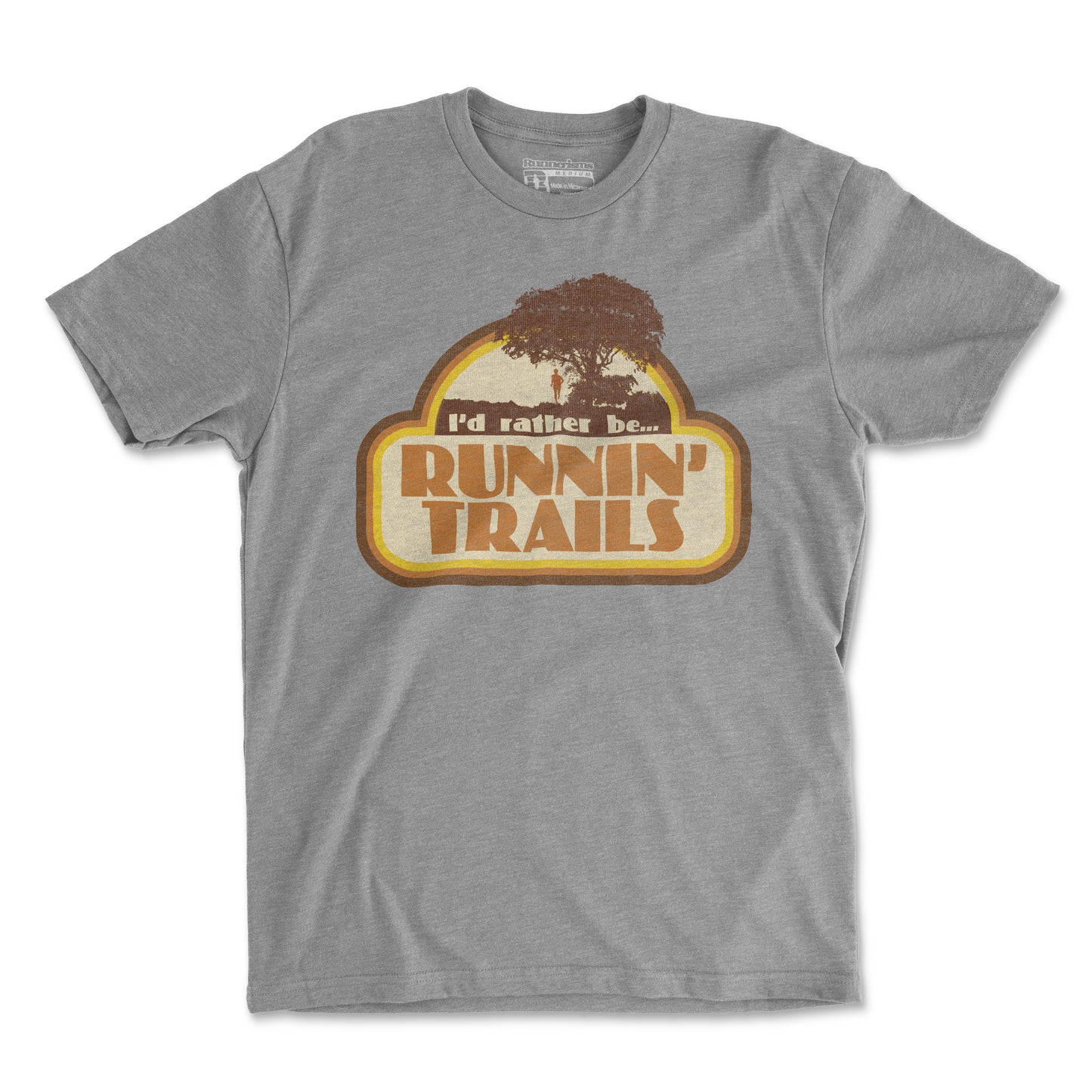 I'd Rather Be Runnin' Trails - Unisex T Shirt