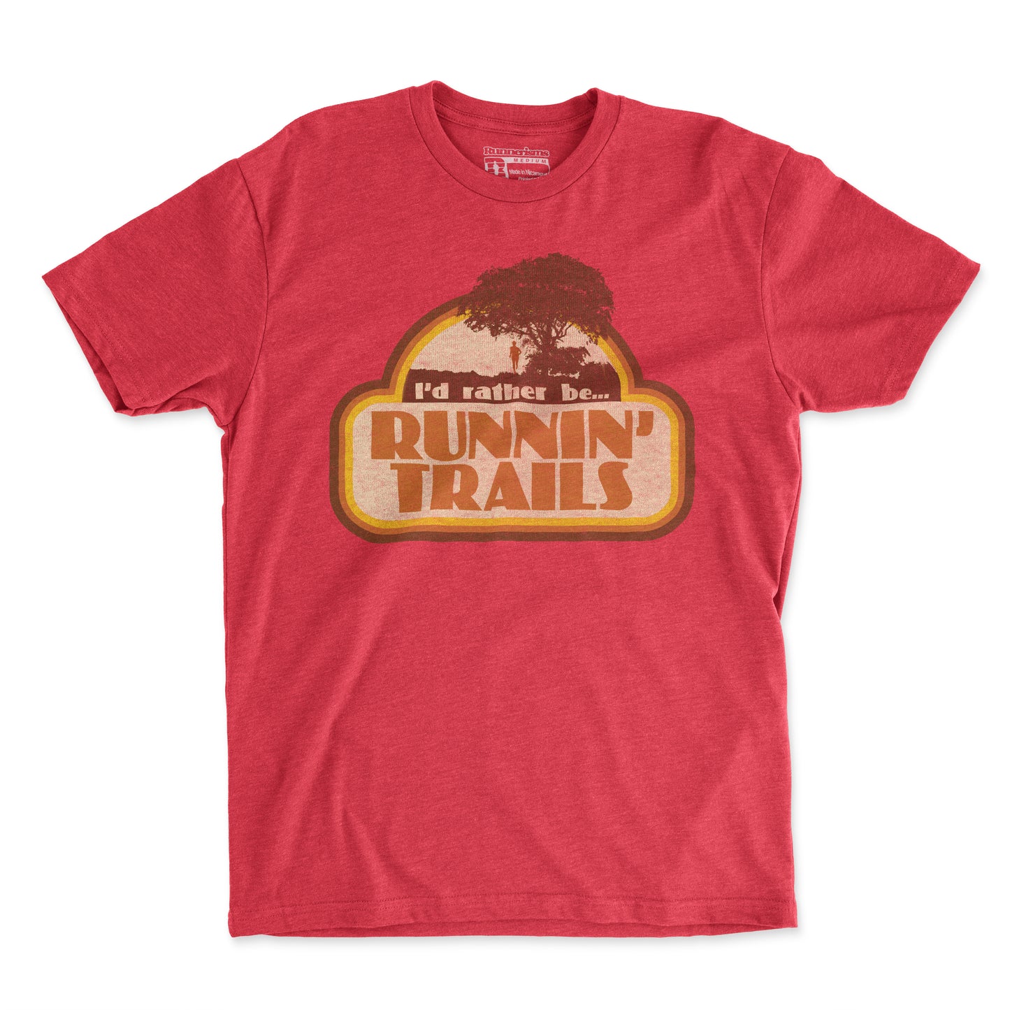 I'd Rather Be Runnin' Trails - Unisex T Shirt