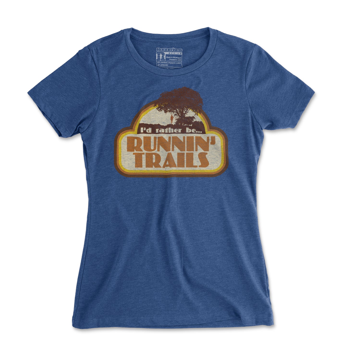 I'd Rather Be Runnin' Trails - Women's T Shirt