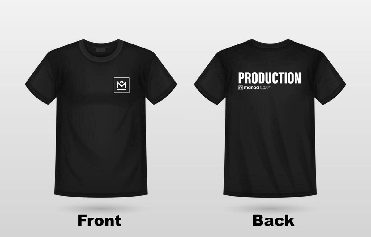 Manoa Community Church - Production Shirts (Custom)