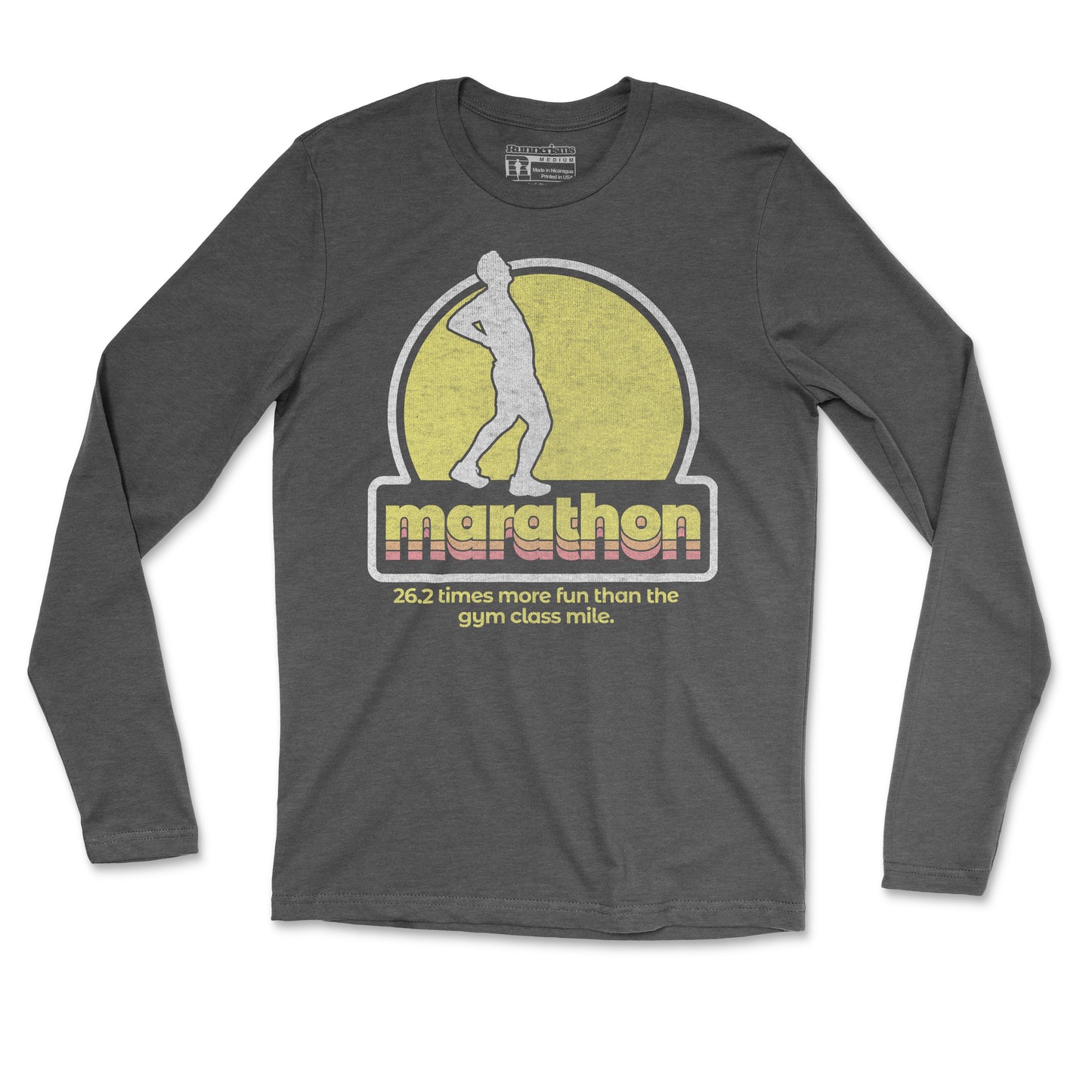 Marathon 26.2 Times More Fun Than The Gym Class Mile - Unisex Long Sleeve T Shirt