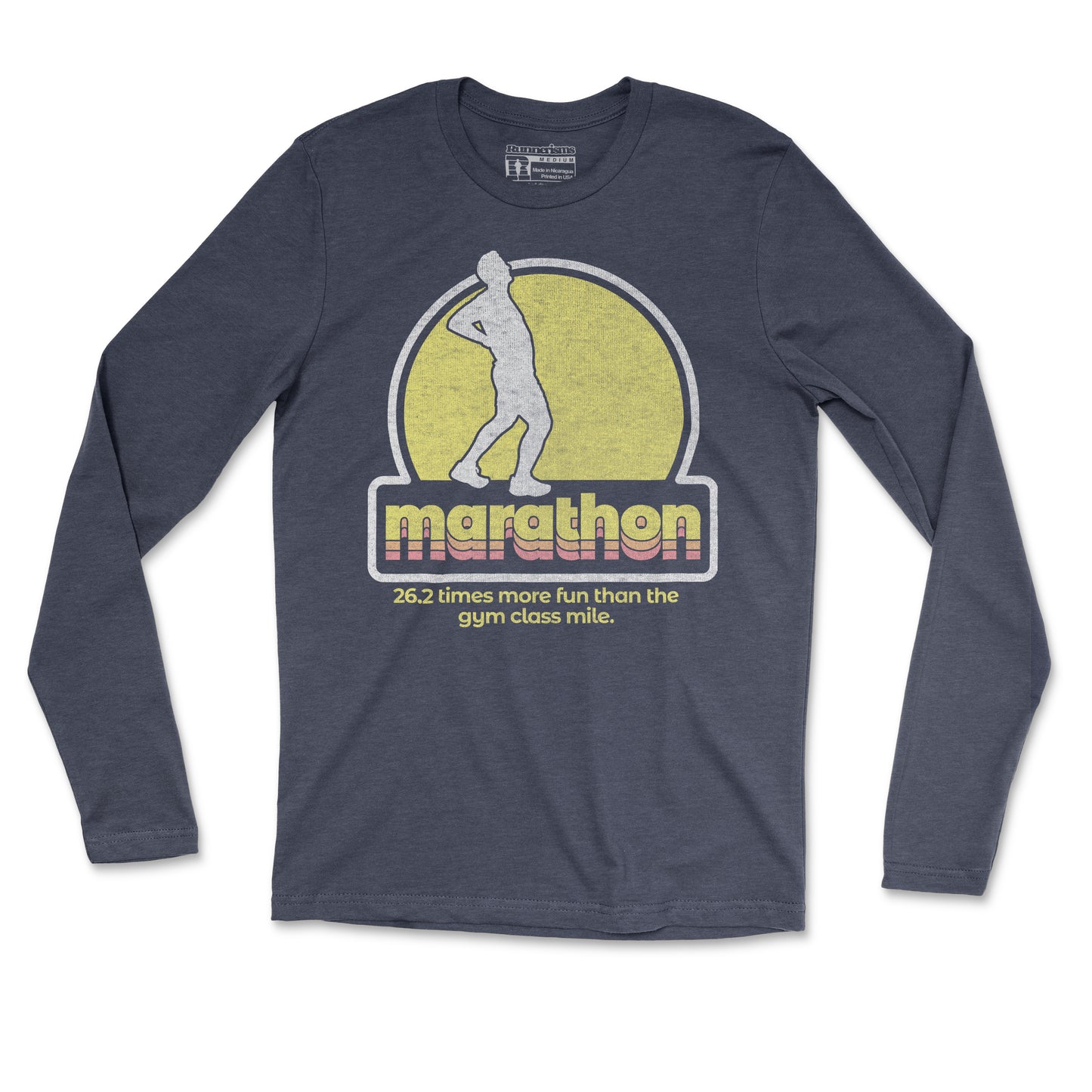Marathon 26.2 Times More Fun Than The Gym Class Mile - Unisex Long Sleeve T Shirt