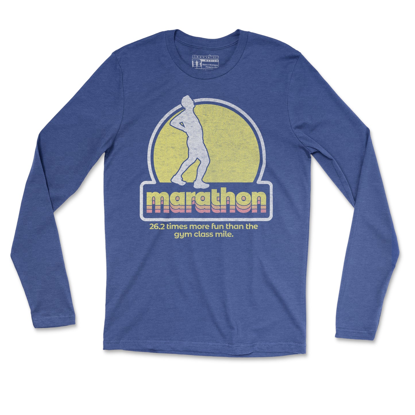 Marathon 26.2 Times More Fun Than The Gym Class Mile - Unisex Long Sleeve T Shirt