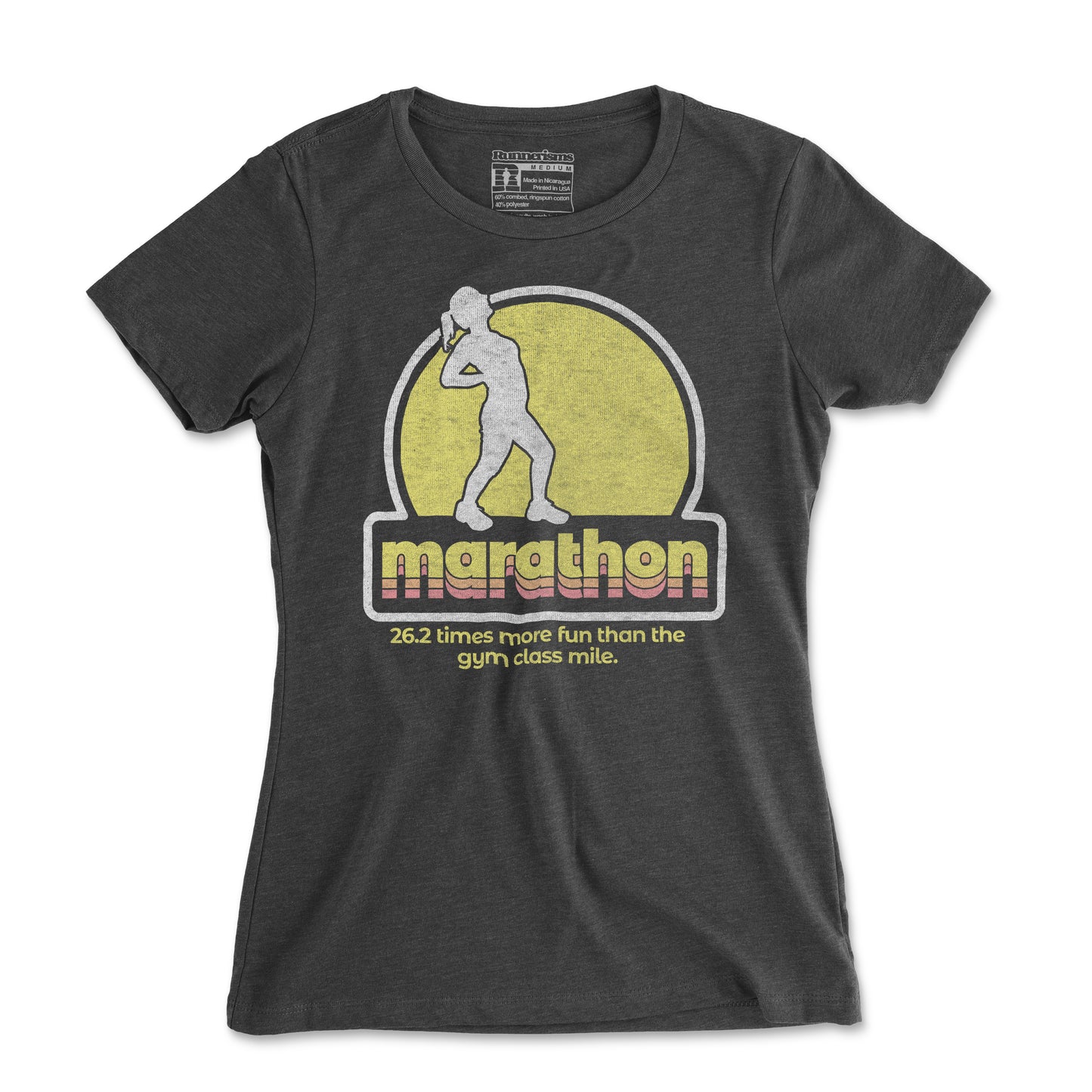 Marathon 26.2 Times More Fun Than The Gym Class Mile - Women's T Shirt