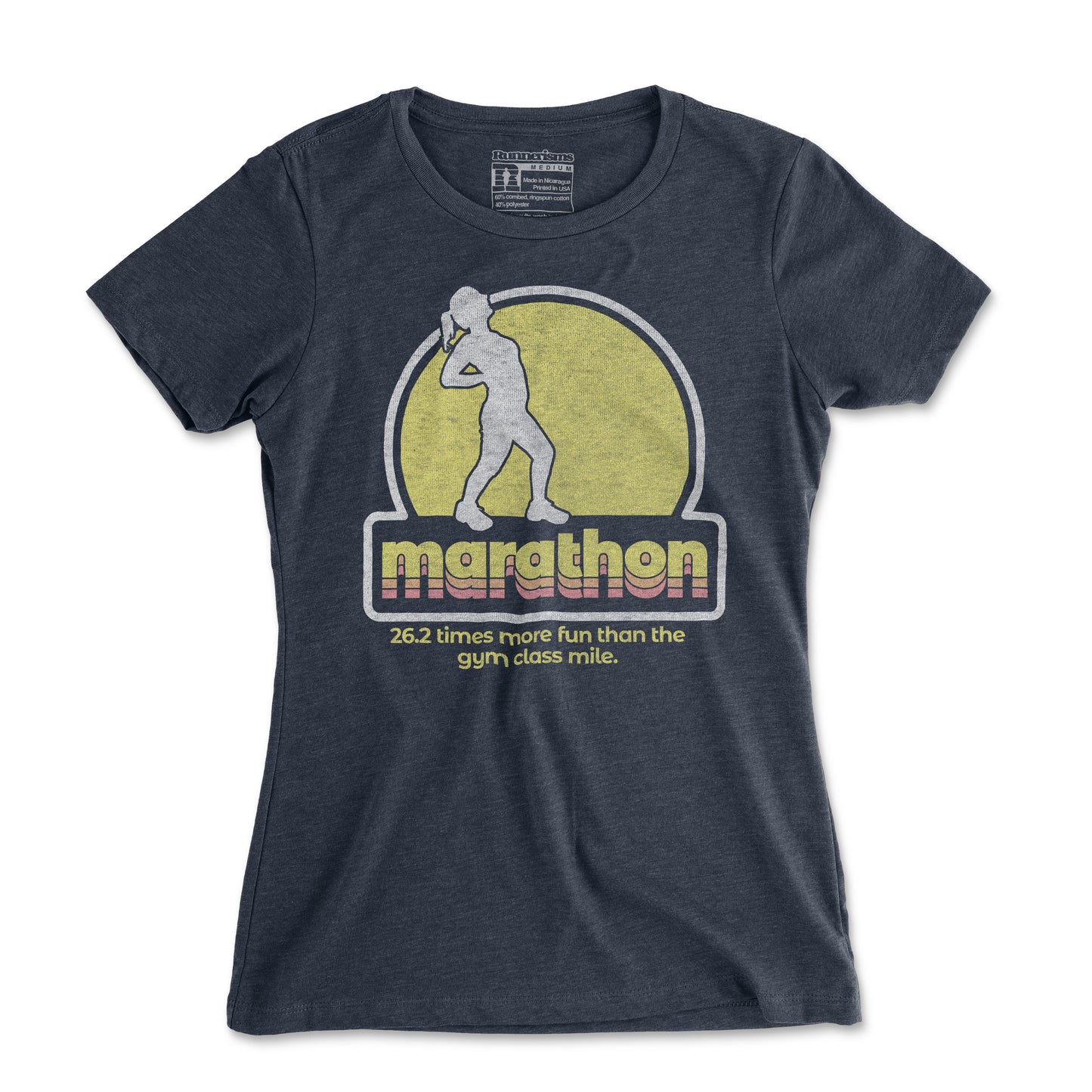 Marathon 26.2 Times More Fun Than The Gym Class Mile - Women's T Shirt