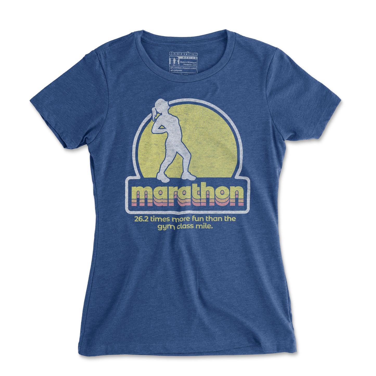 Marathon 26.2 Times More Fun Than The Gym Class Mile - Women's T Shirt