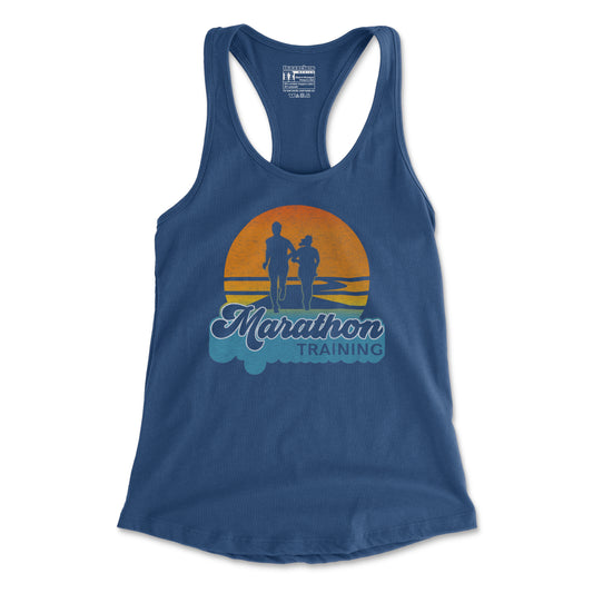 Marathon Training Days - Women's Racerback Tank