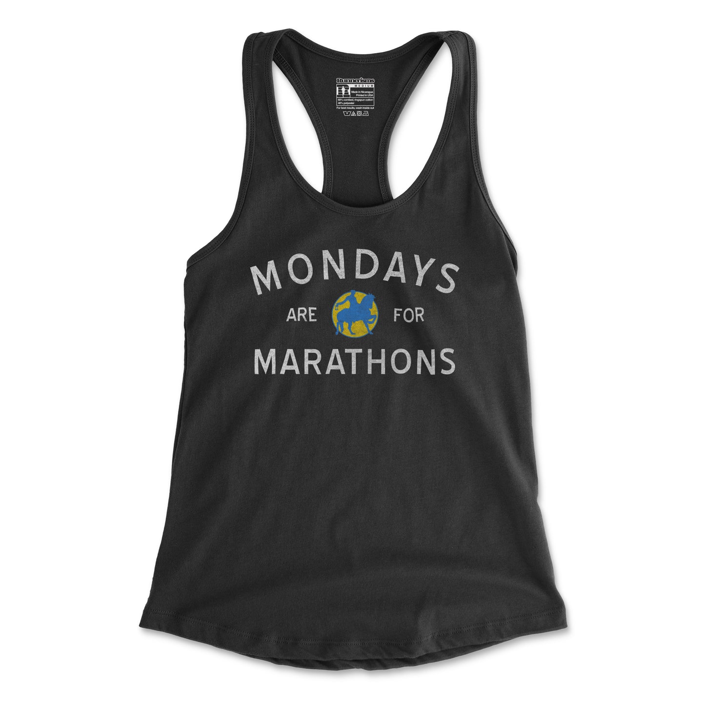 Mondays Are For Marathons - Women's Racerback Tank