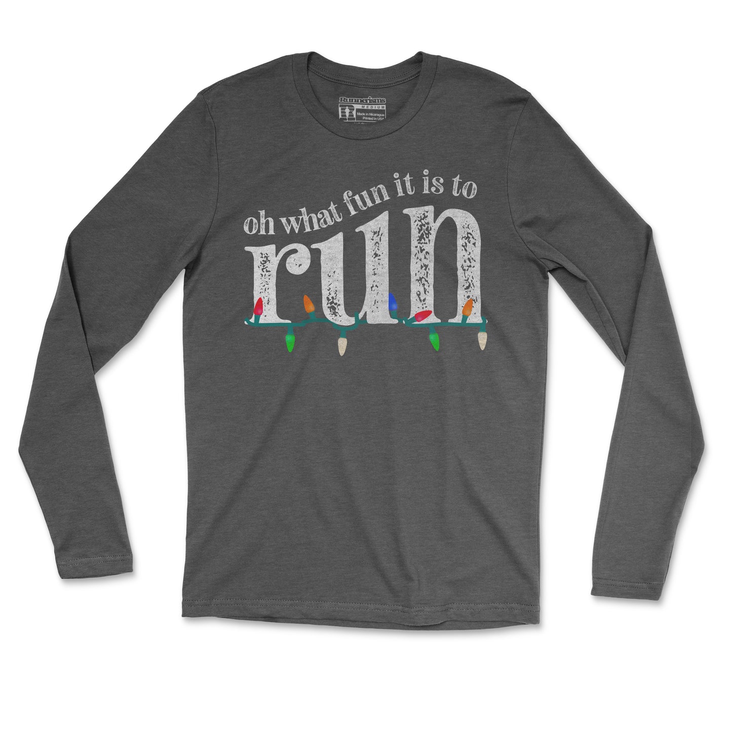 Oh What Fun It Is To Run - Unisex Long Sleeve T Shirt