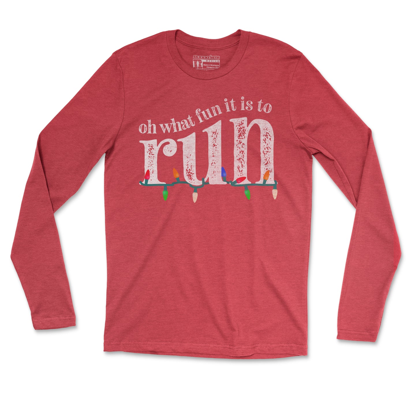 Oh What Fun It Is To Run - Unisex Long Sleeve T Shirt