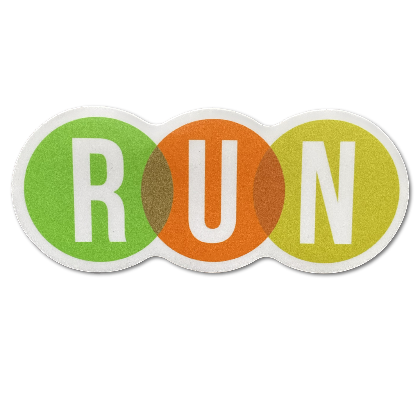 Run In Circles - Die Cut Vinyl Sticker