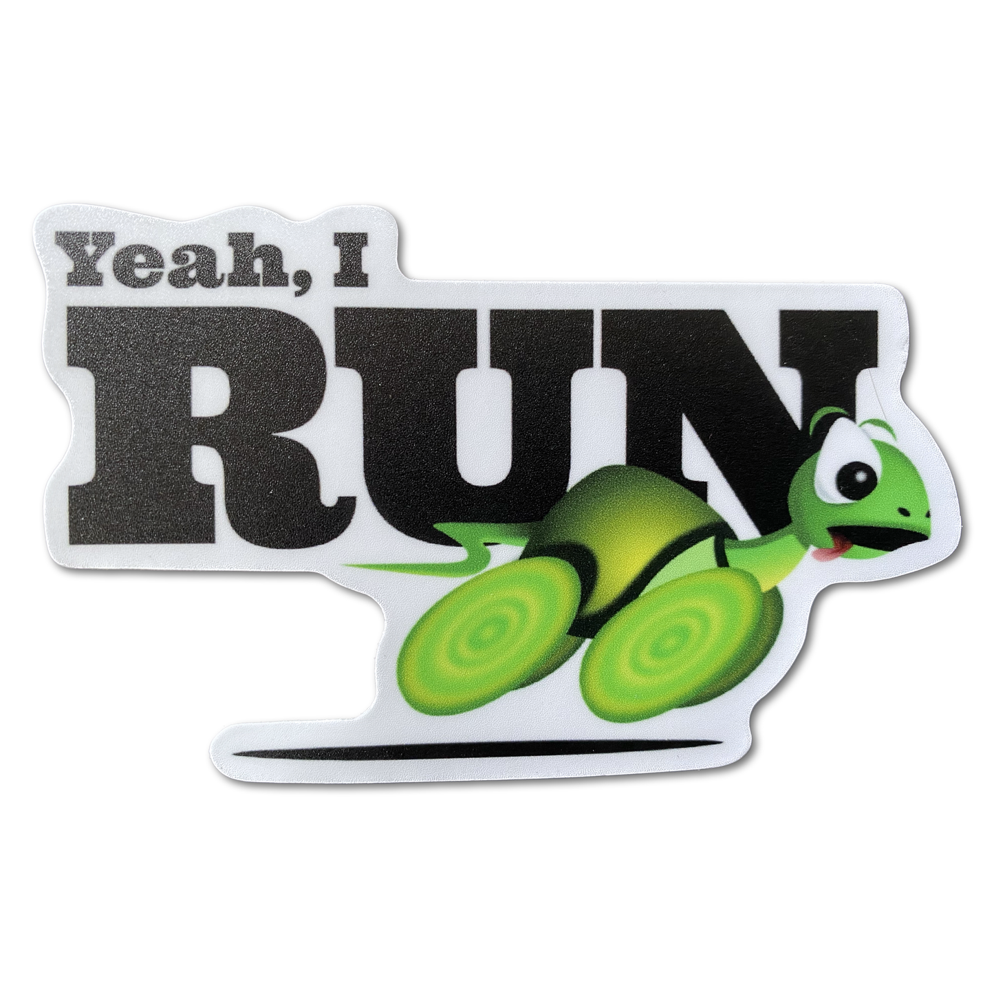 Yeah, I Run - Die Cut Vinyl Sticker
