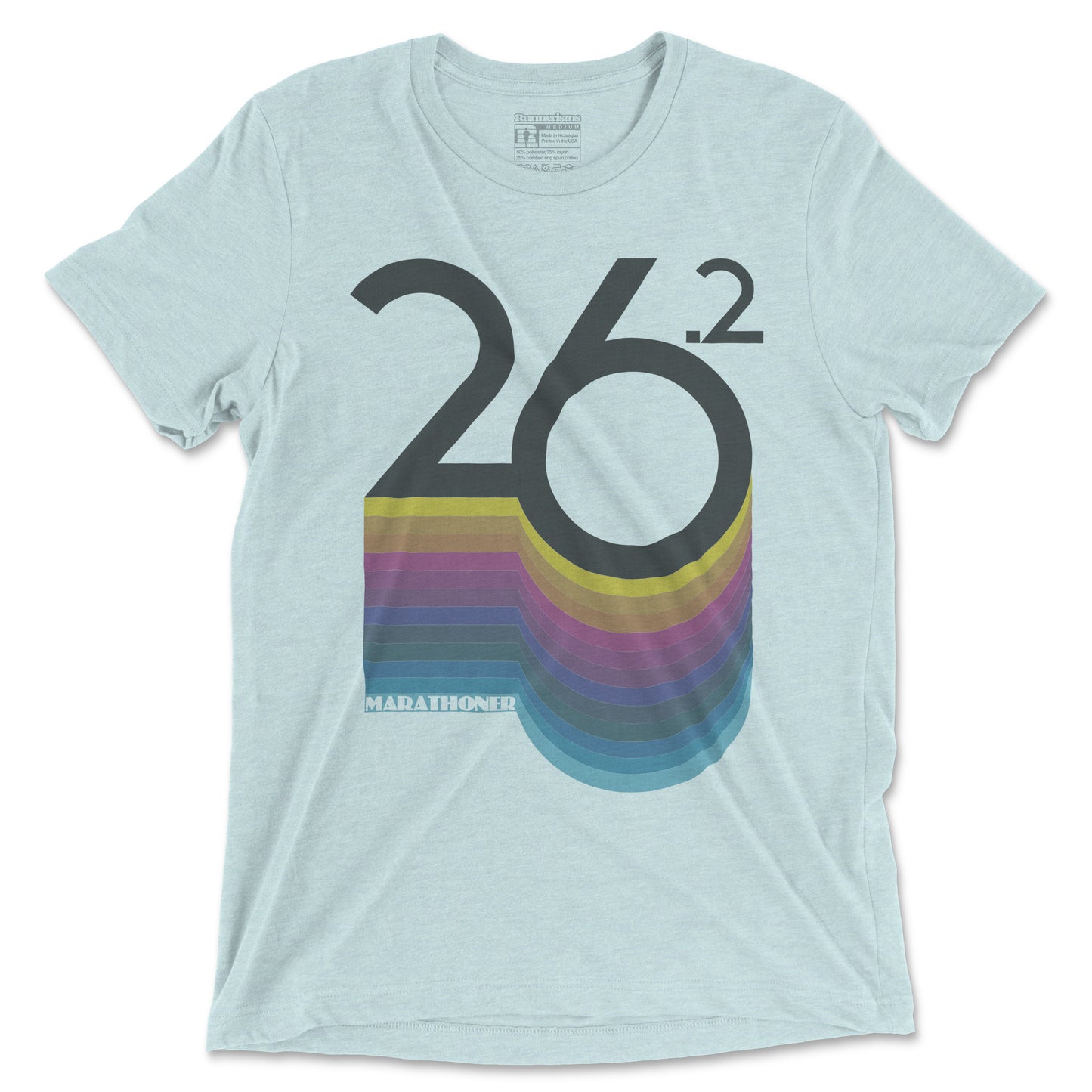 26.2 Retro Marathoner - Unisex Triblend T Shirt