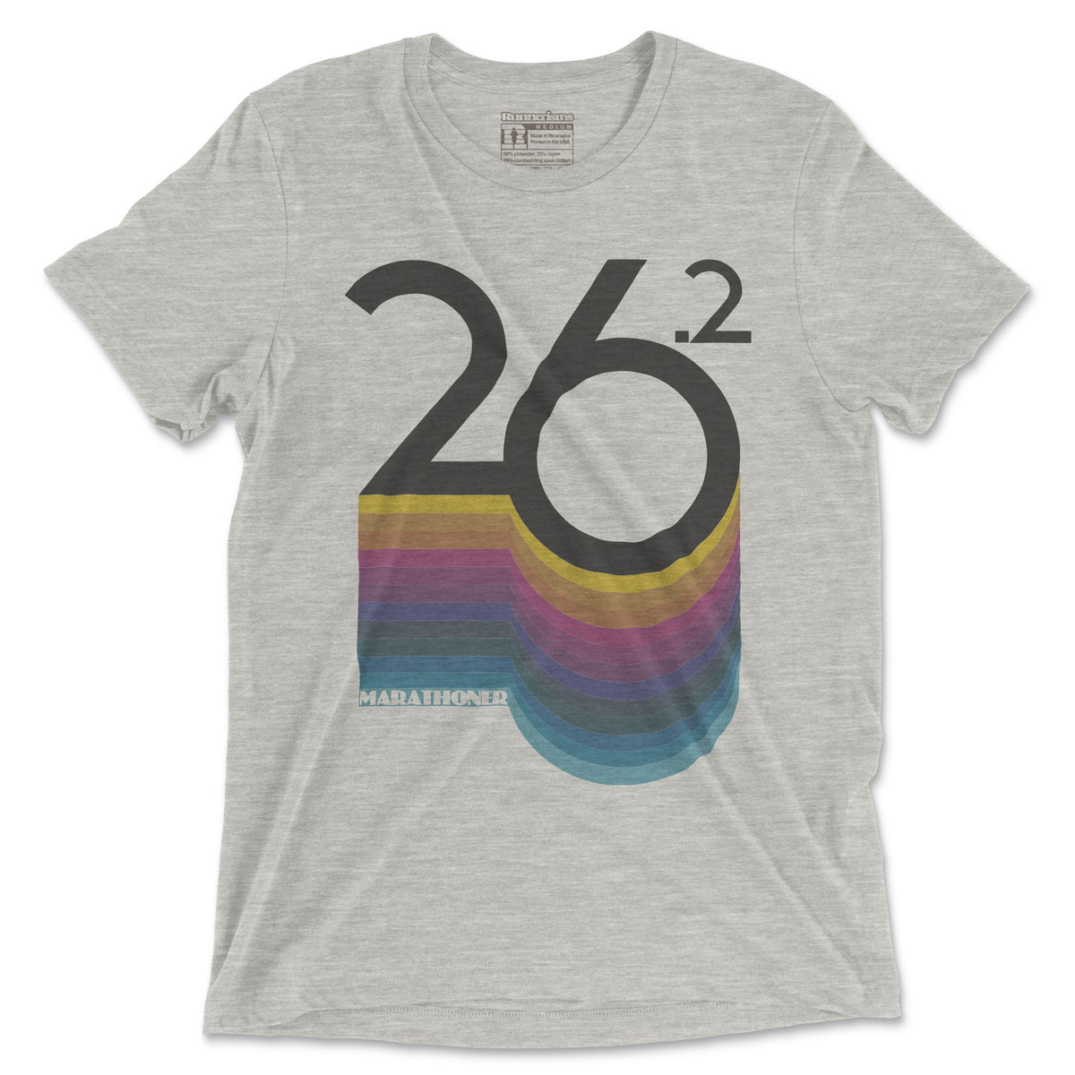 26.2 Retro Marathoner - Unisex Triblend T Shirt
