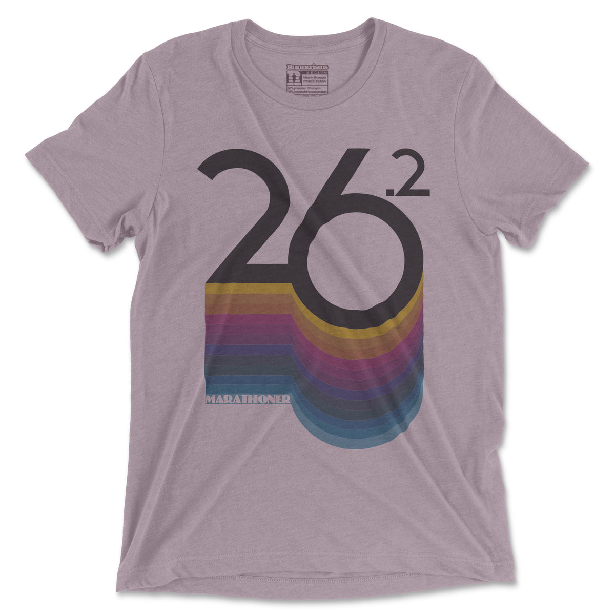 26.2 Retro Marathoner - Unisex Triblend T Shirt