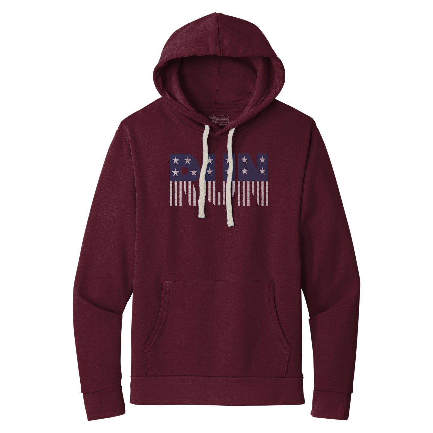 American Flag Run - Unisex Hoodie Sweatshirt