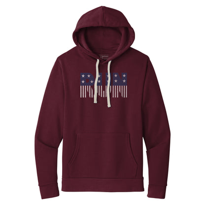 American Flag Run - Unisex Hoodie Sweatshirt