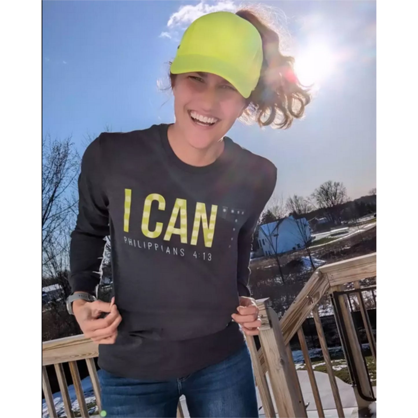 I CAN Philippians 4:13 - Unisex Long Sleeve T Shirt