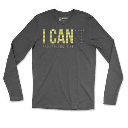 I CAN Philippians 4:13 - Unisex Long Sleeve T Shirt