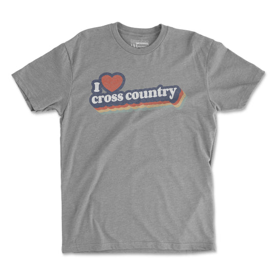 I Love Cross Country - Unisex T Shirt