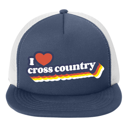 I Love Cross Country - Trucker Hat