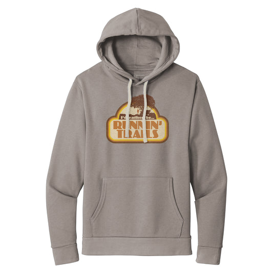 I'd Rather Be Runnin' Trails - Unisex Hoodie Sweatshirt