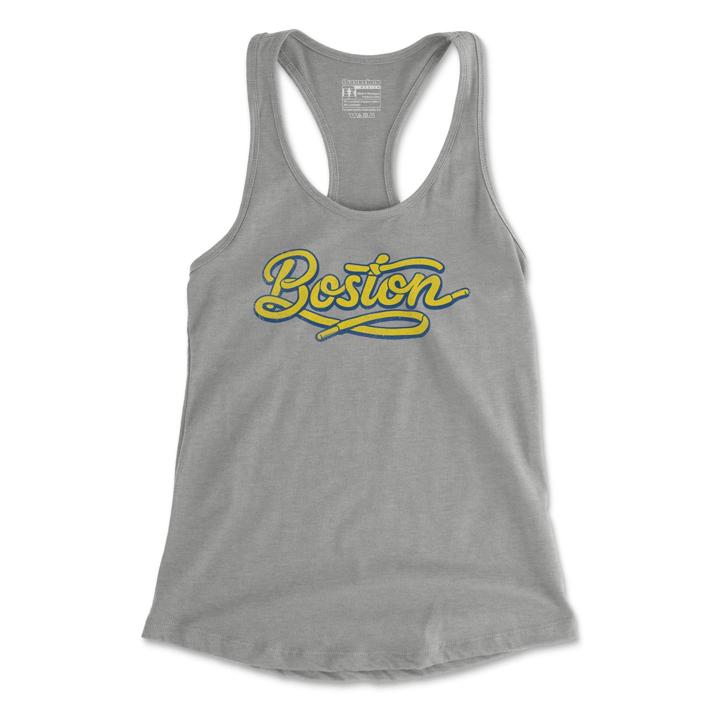Lace Up Boston - Women's Racerback Tank