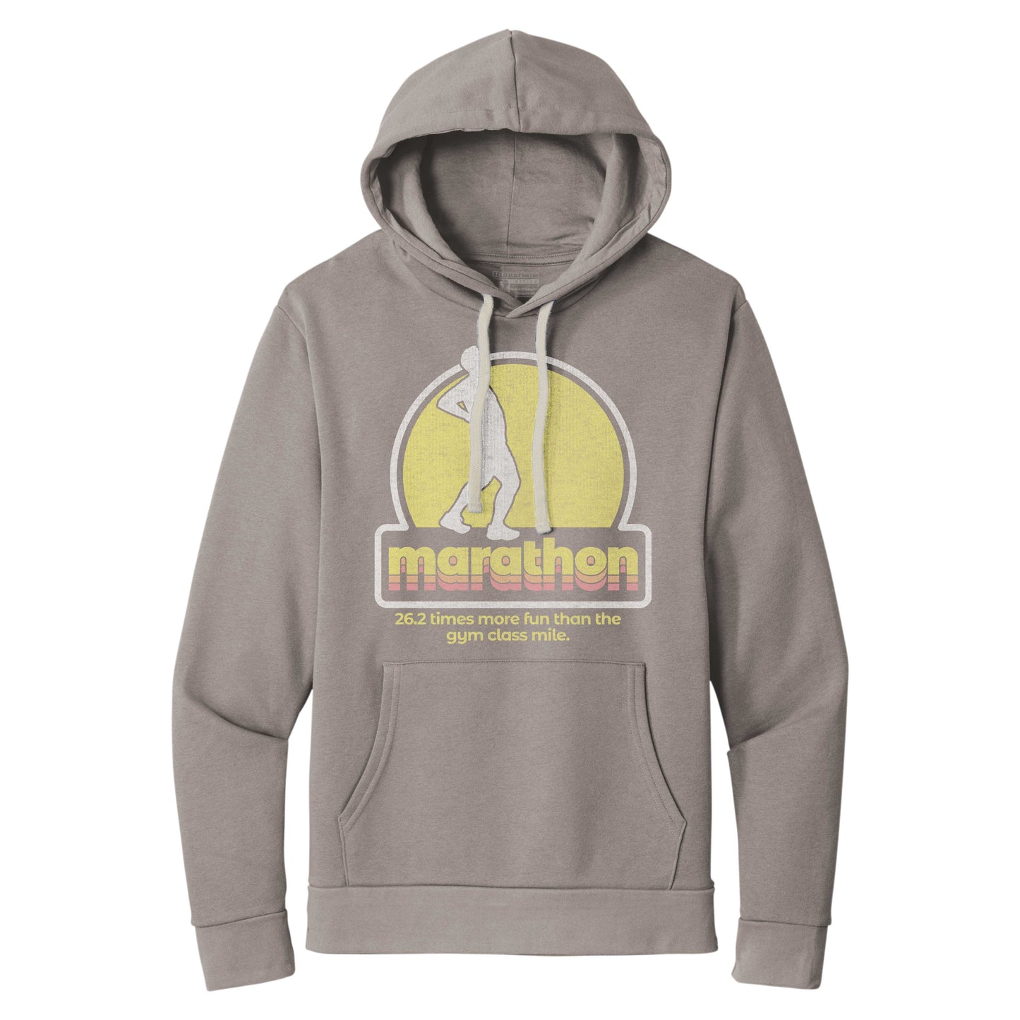 Marathon 26.2 Times More Fun Than The Gym Class Mile - Unisex Hoodie Sweatshirt