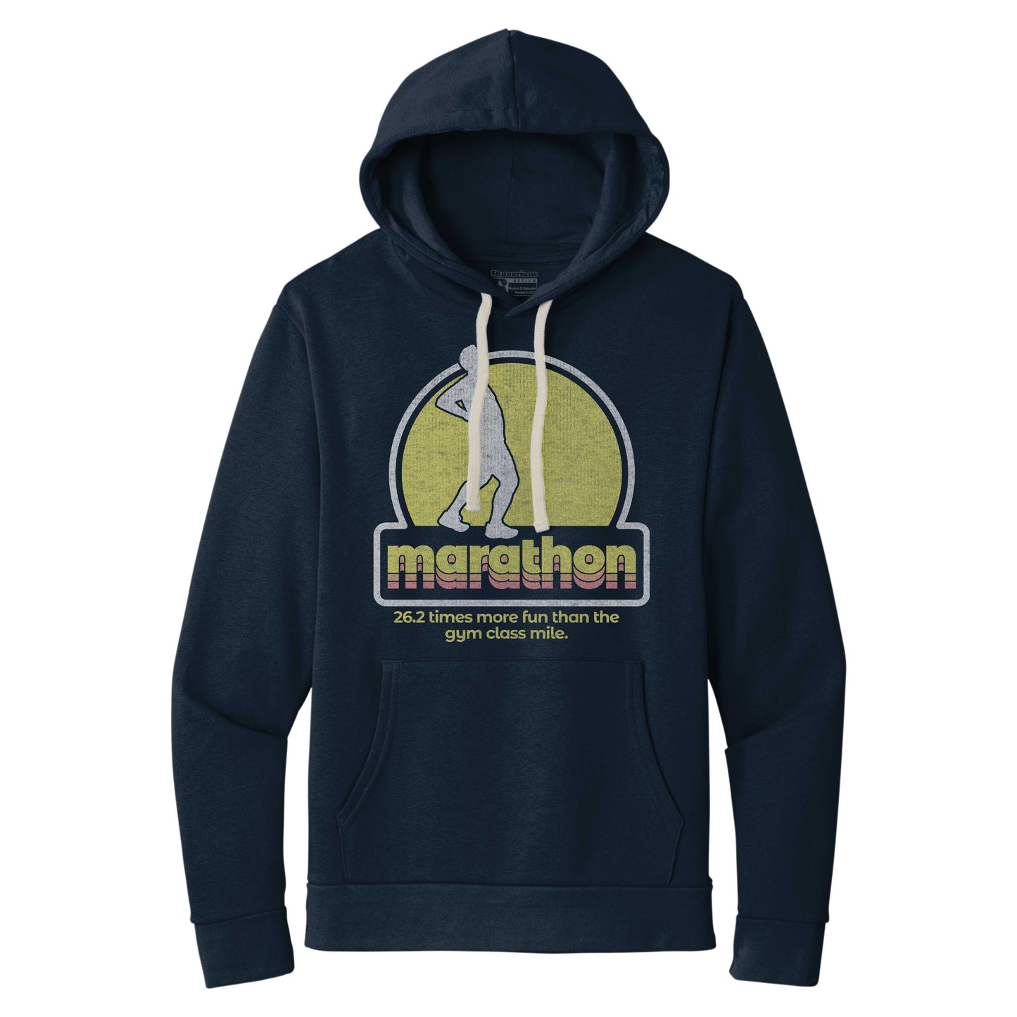 Marathon 26.2 Times More Fun Than The Gym Class Mile - Unisex Hoodie Sweatshirt