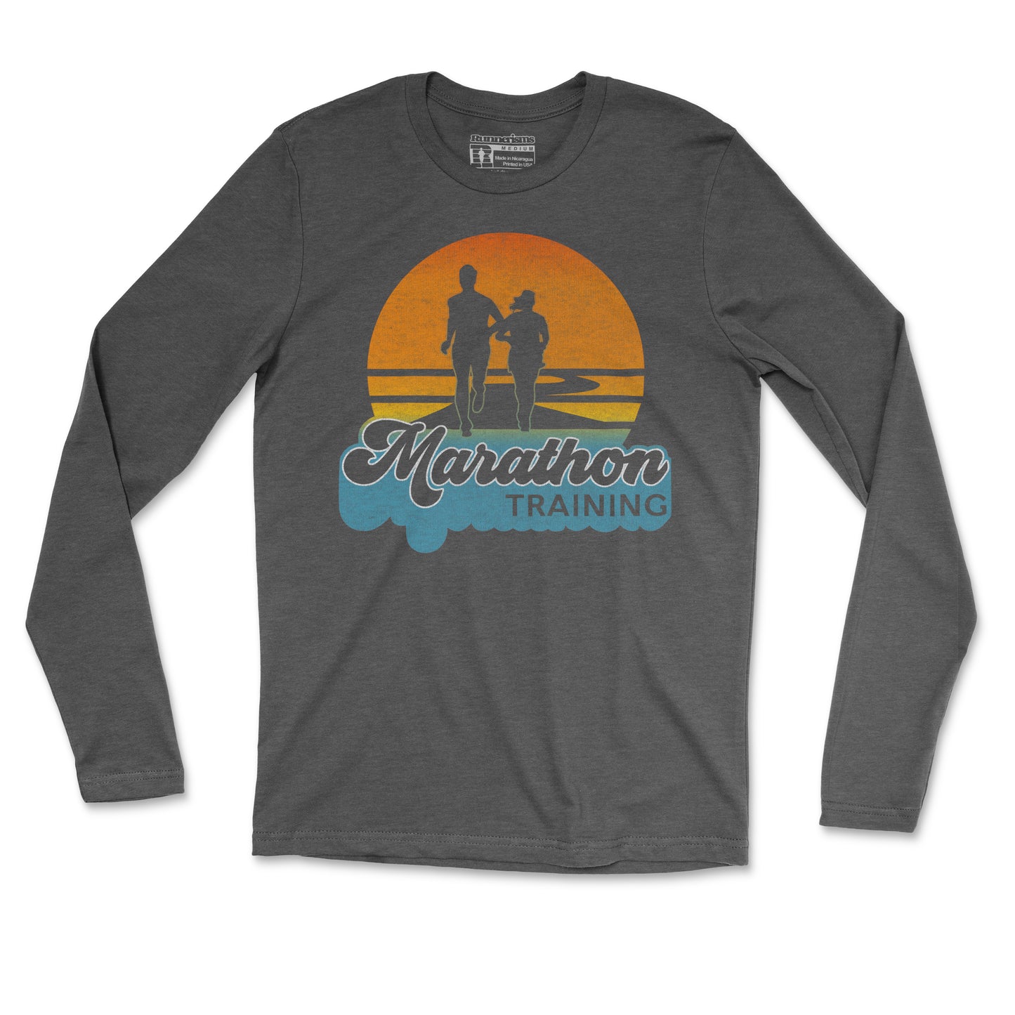 Marathon Training Days - Unisex Long Sleeve T Shirt