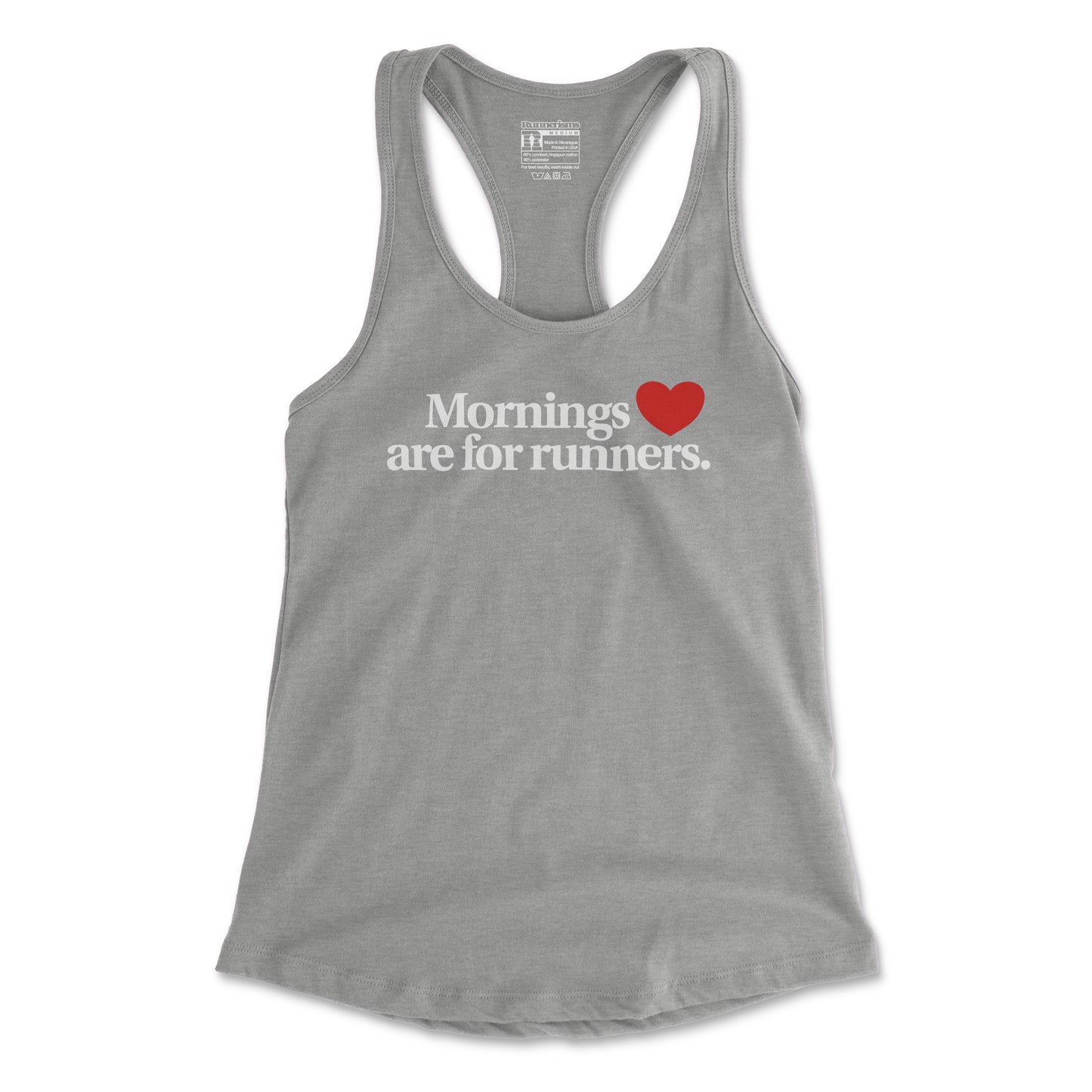 Mornings Are For Runners - Women's Racerback Tank