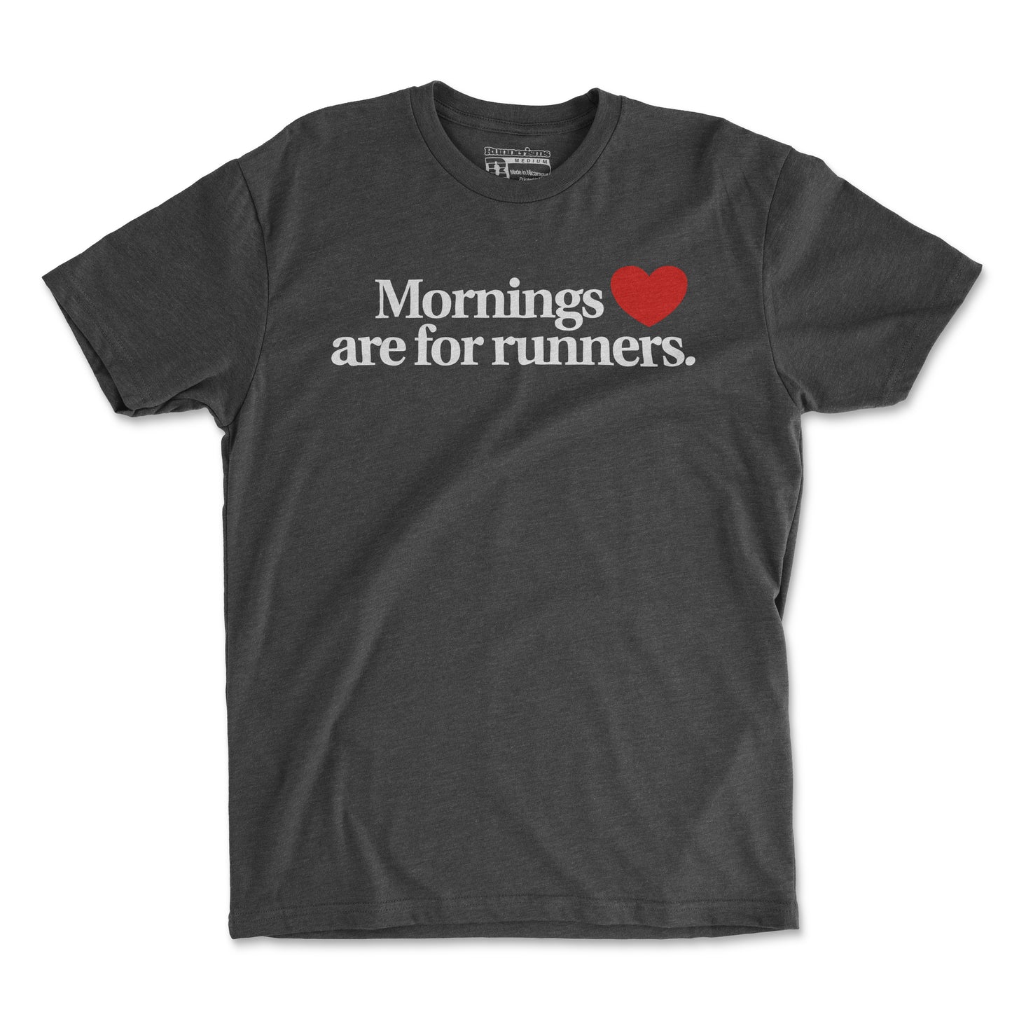 Mornings Are For Runners - Unisex T Shirt
