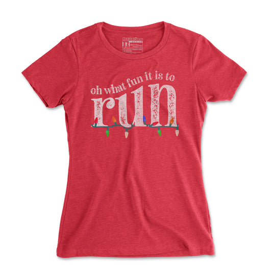 Oh What Fun It Is To Run - Women's T Shirt