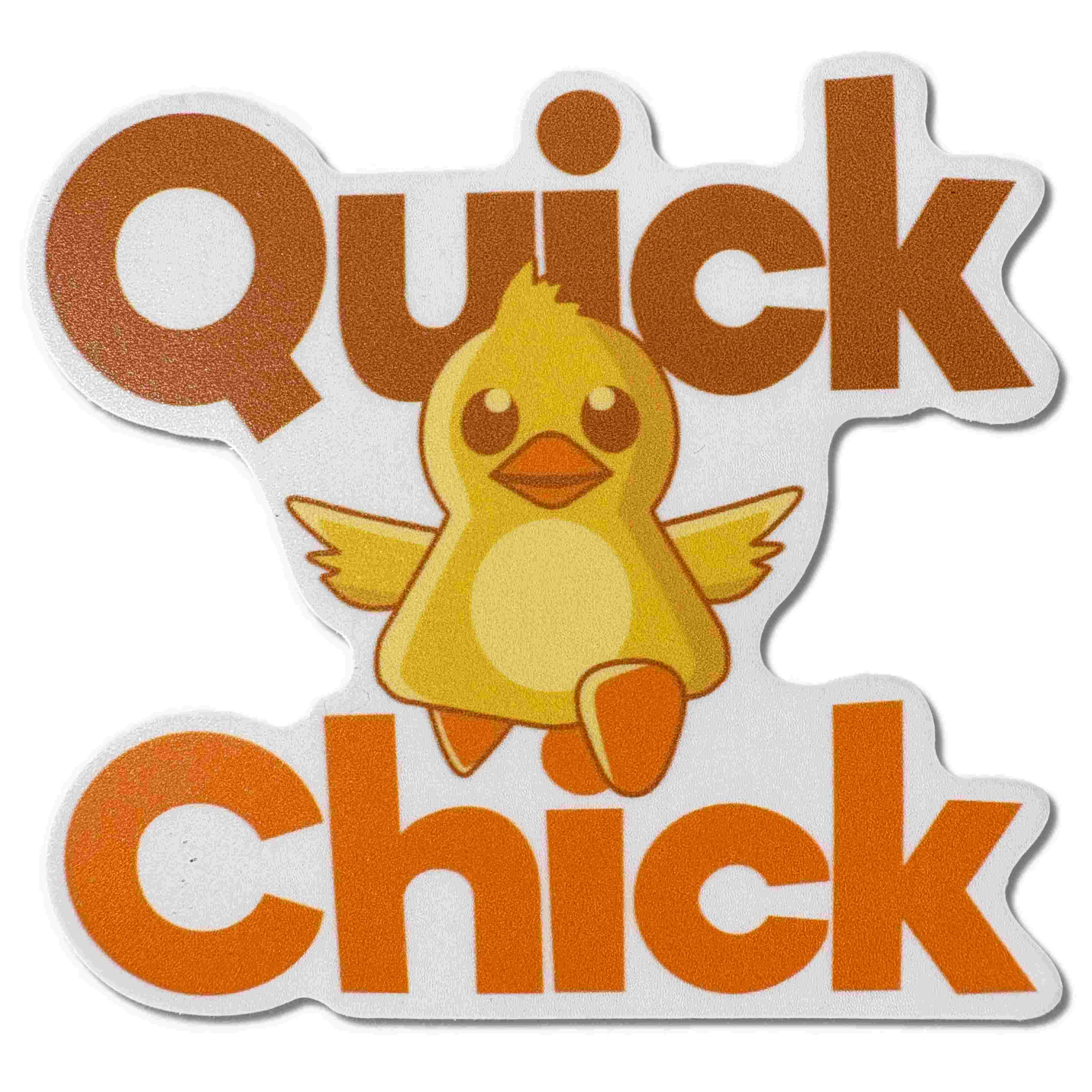 Quick One Sticker Quick Chick - Die Cut Vinyl Sticker – Runnerisms