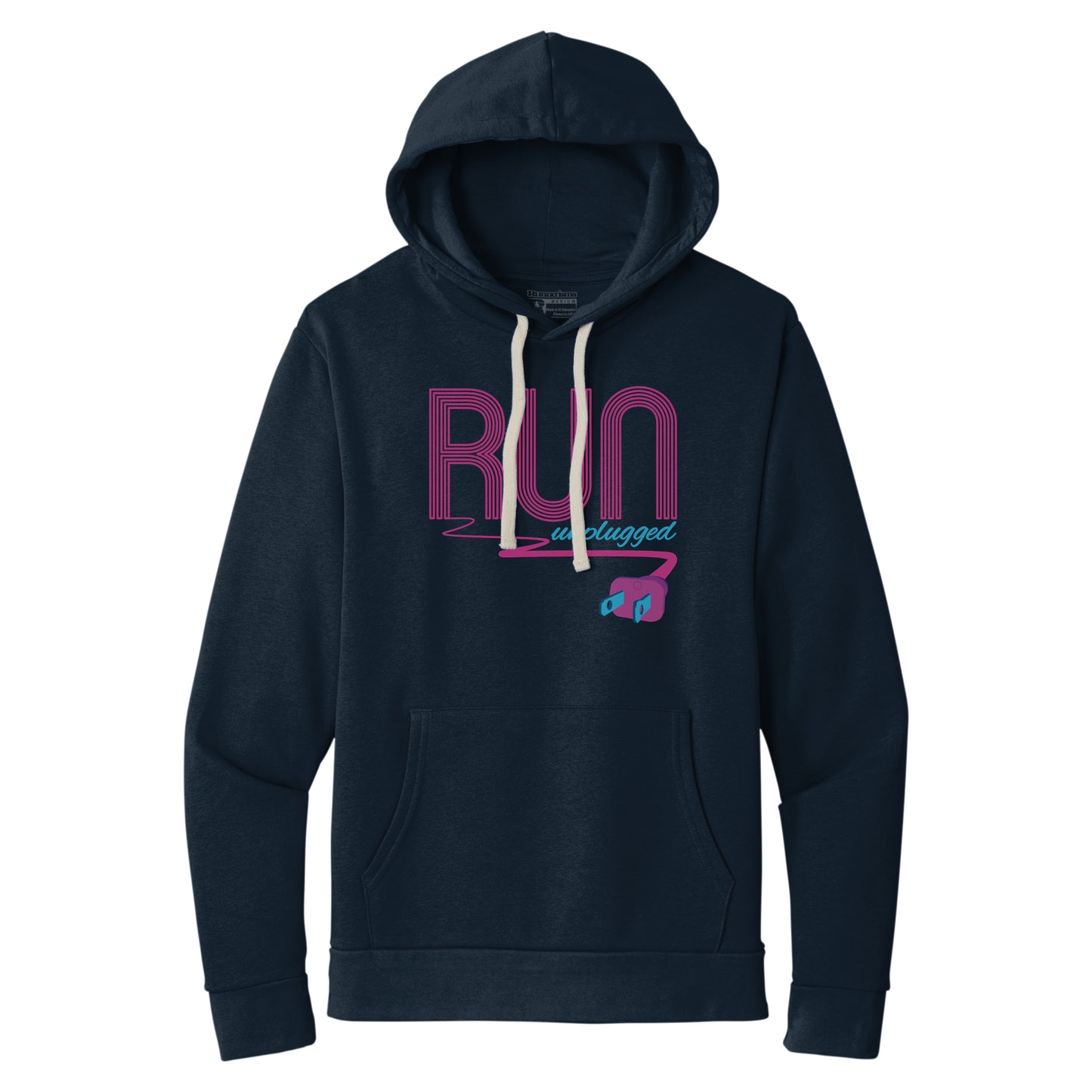 Run Unplugged - Unisex Hoodie Sweatshirt