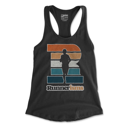 Runnerisms Logo - Women's Racerback Tank