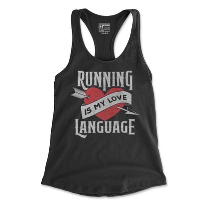 Running Is My Love Language - Women's Racerback Tank