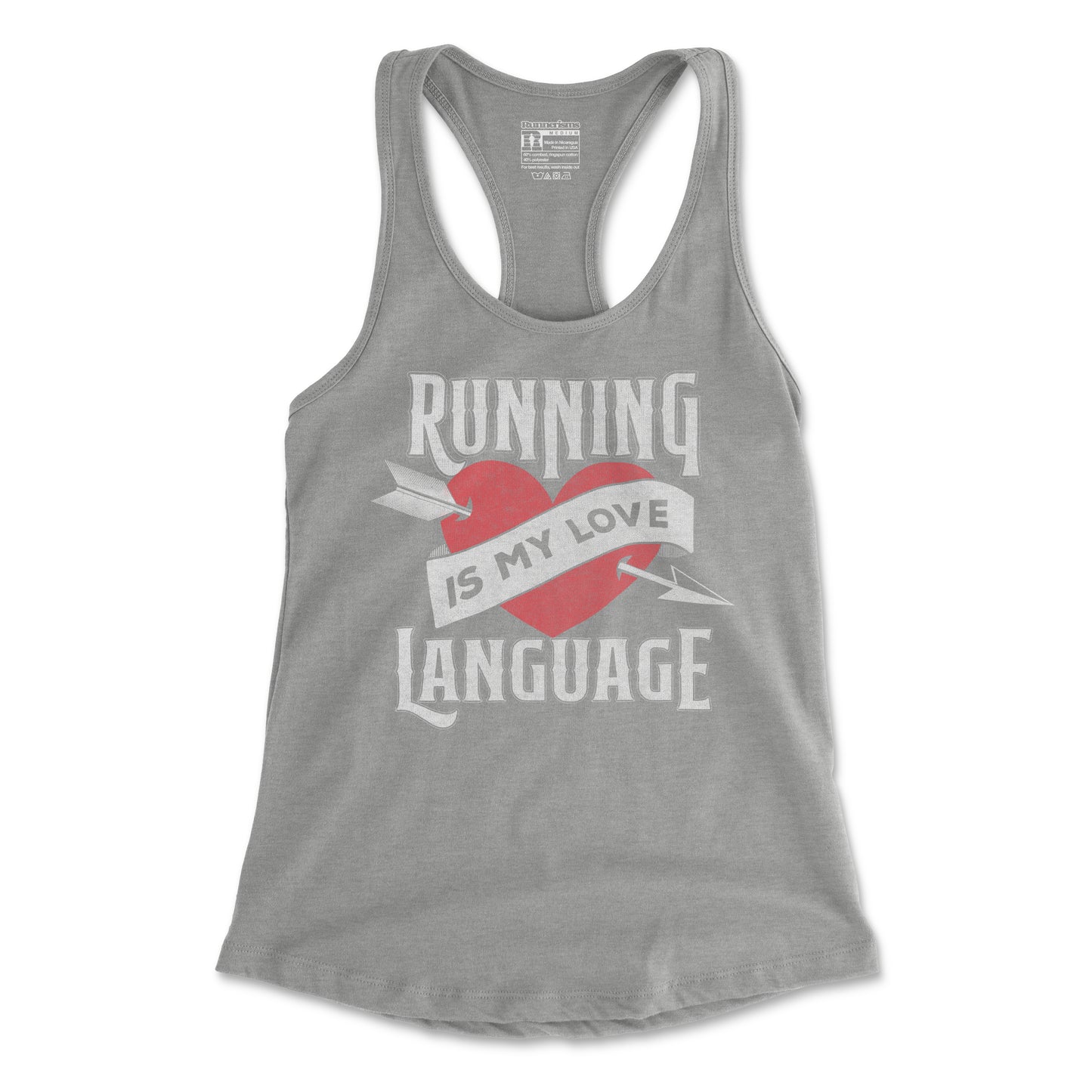 Running Is My Love Language - Women's Racerback Tank