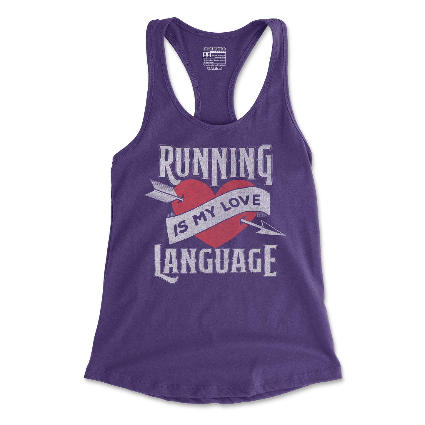 Running Is My Love Language - Women's Racerback Tank