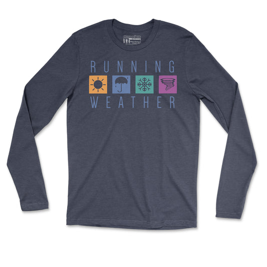 Running Weather - Unisex Long Sleeve T Shirt
