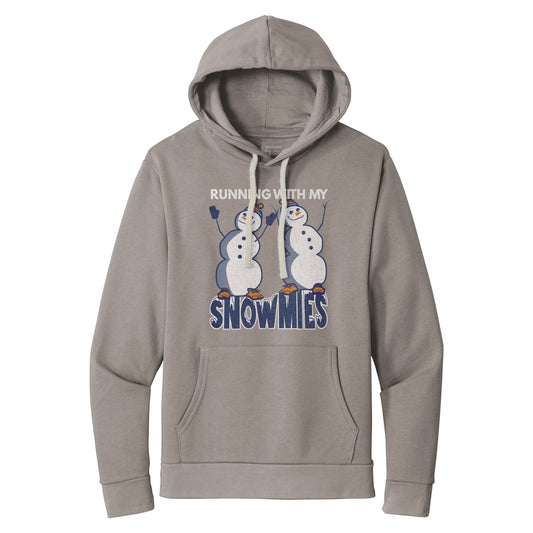 Running With My Snowmies - Unisex Hoodie Sweatshirt