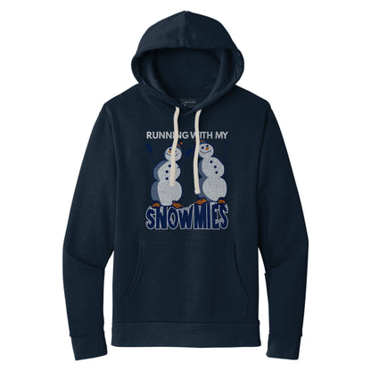 Running With My Snowmies - Unisex Hoodie Sweatshirt