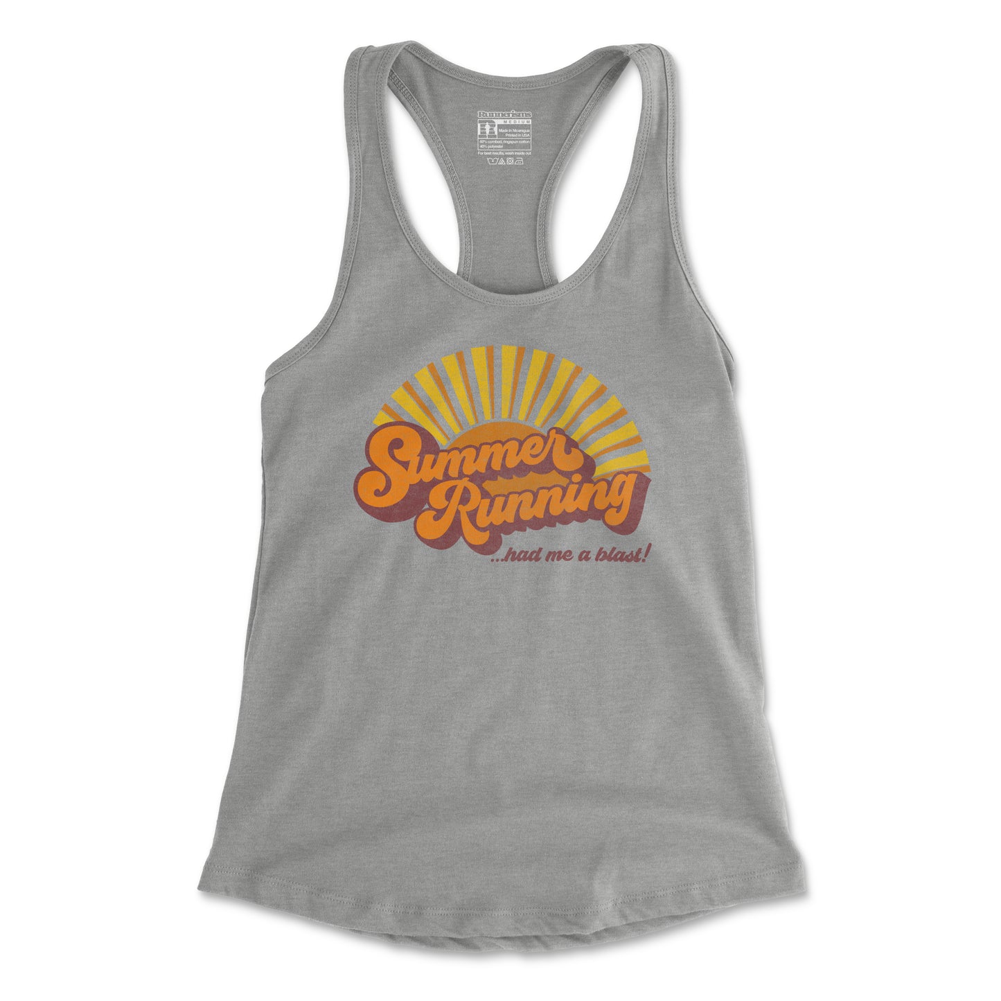 Summer Running Had Me A Blast - Women's Racerback Tank